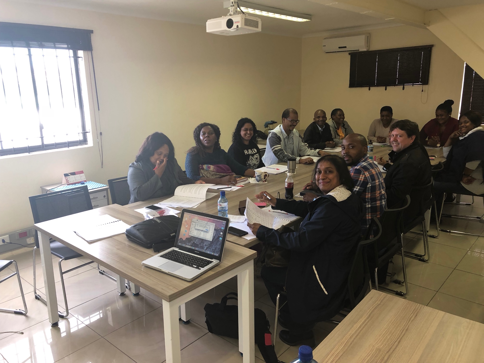 RESS facilitator running a corporate safety session in a boardroom